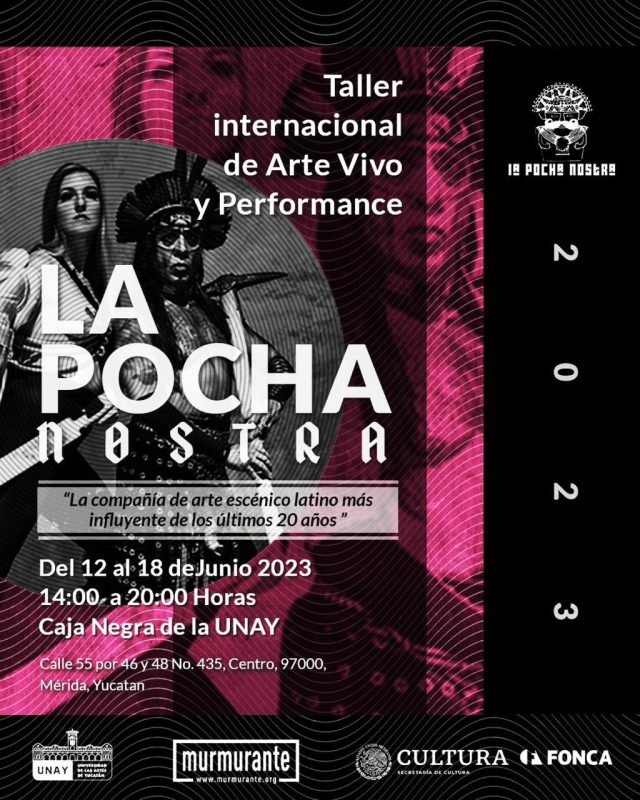 La Pocha Nostra y Guillermo Gómez-Peña regresan a Mérida para impartir el Taller Internacional de Arte Vivo y Performance