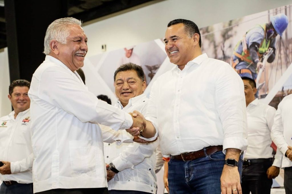 Renán Barrera se comprometió con trabajadores de Yucatán