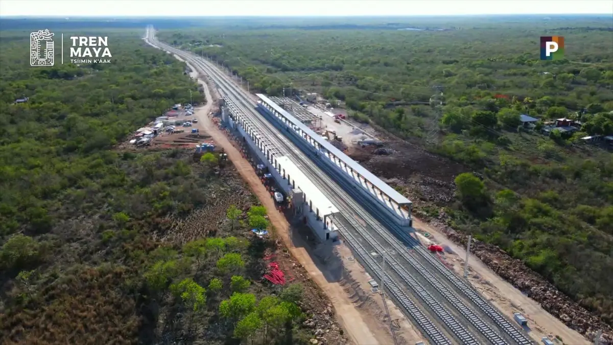 Tren Maya avance del 96% en el tramo 3 de Calkiní a Izamal