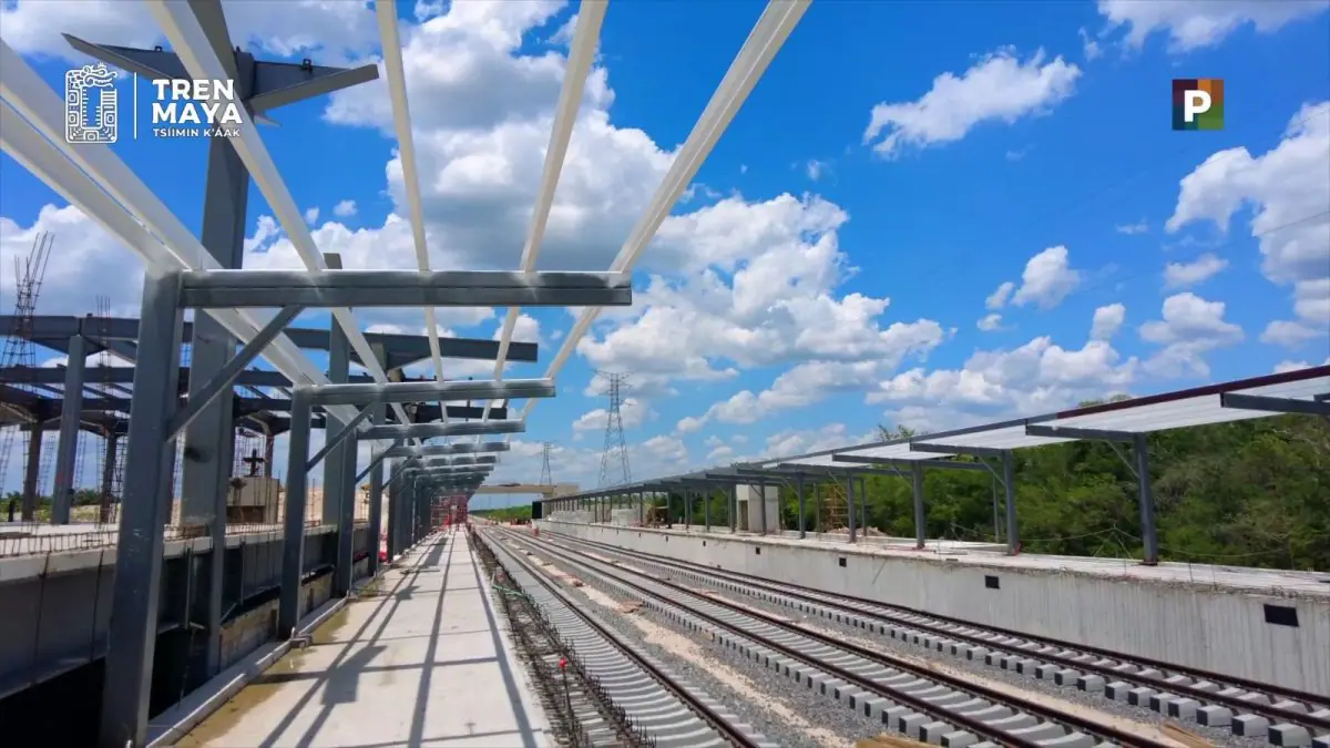 Tren Maya avance del 96% en el tramo 3 de Calkiní a Izamal