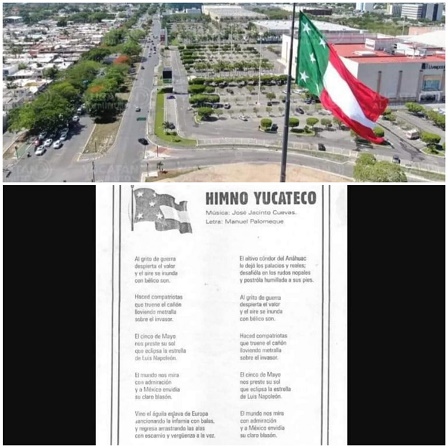 Yucatán no solo tenemos nuestra bandera, también tenemos un Himno.