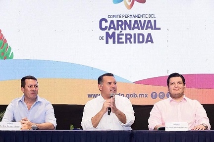 Ya está todo listo para la segunda edición de los festejos “Espíritu Carnavalero”, así lo anuncio el Alcalde Renán Barrera.