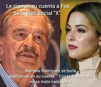Mariana Rodríguez se burla de Fox “Con la Fosfo Fosfo no se mete nadie prro”