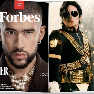 Bad Bunny es nombrado nuevo Rey del Pop por la revista Forbes, título que durante años ha sido de Michael Jackson