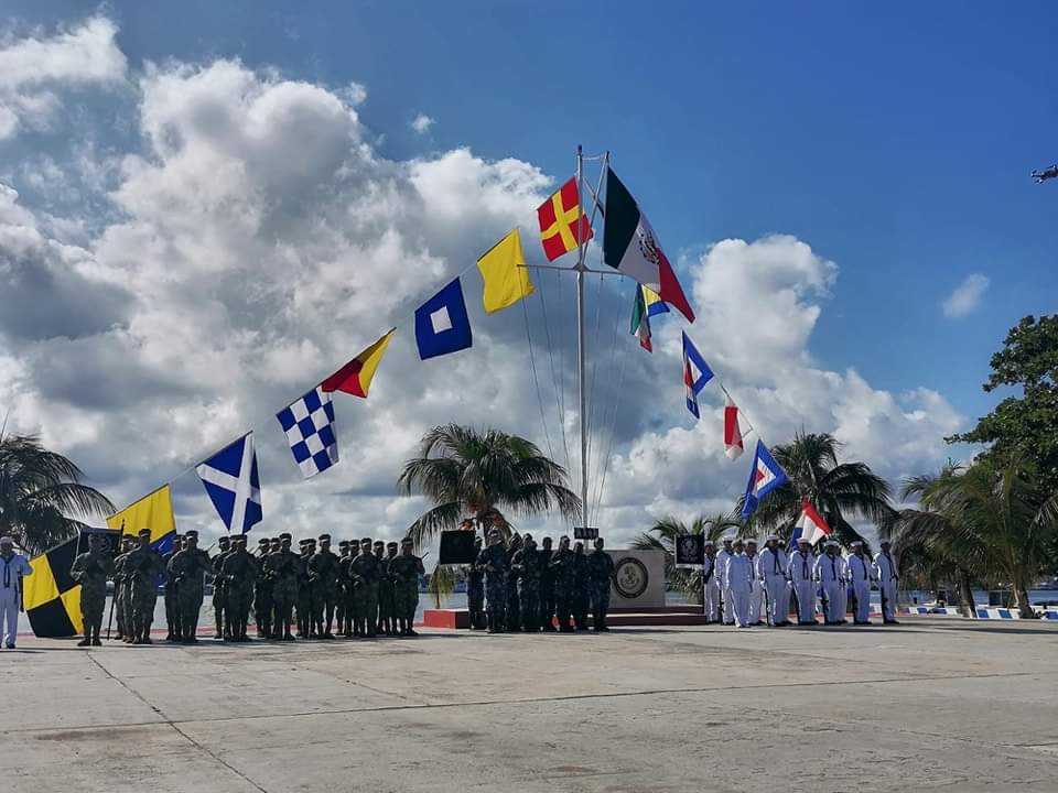 Conmemoran aniversario de la Secretaría de Marina en el Puerto de Progreso