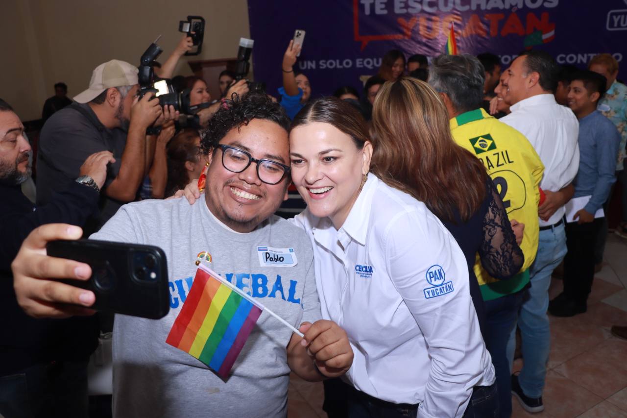Cecilia y Renán en equipo por una Mérida más justa, diversa e inclusiva