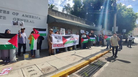 Desde Mérida protestan contra los ataques en Palestina