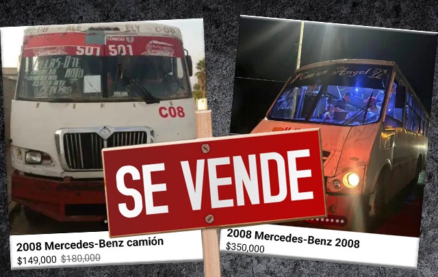 Por desesperación Alianza de Camioneros de Yucatán remata sus camiones