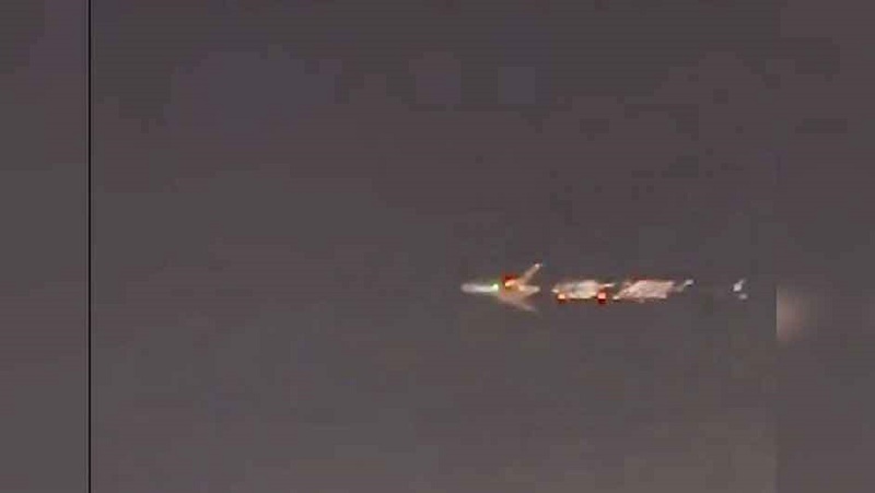 Un Avión de carga se incendia Boeing 747 de la compañía Atlas Air tuvo que retornar de urgencia al aeropuerto de Miami
