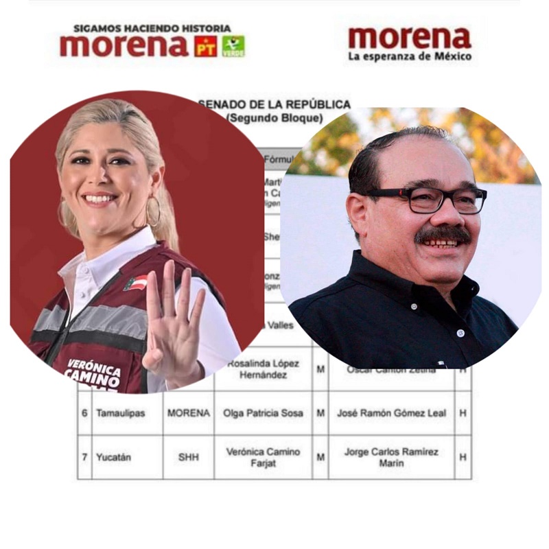 Verónica Camino Farjat encabezará la fórmula al senado por el partido Morena en Yucatán