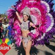 Batalla de las Flores en Ciudad Carnaval un éxito miles de personas acudieron en el cierre del Carnaval Mérida 2024