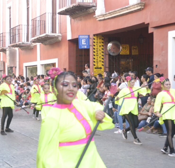 Mucha diversión en el desfile infantil del Carnaval de Mérida 2024