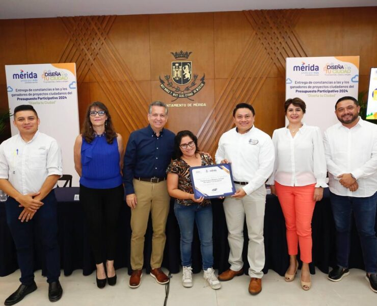 El Alcalde Alejandro Ruz entrega constancias a los ganadores de proyectos del Presupuesto Participativo “Diseña Tu Ciudad”