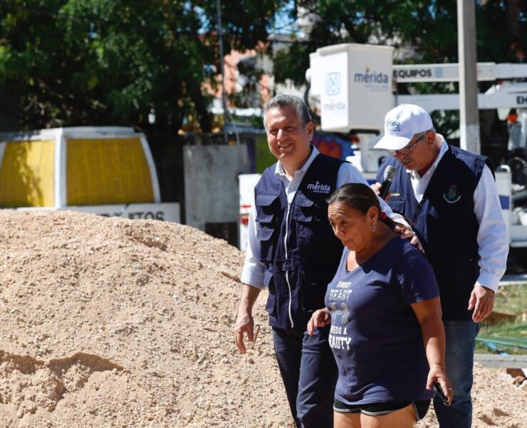Ruz Castro supervisó la rehabilitación del parque del fraccionamiento Manzana 115