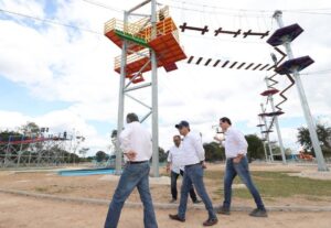 Uno de los atractivos de esta Unidad Deportiva es el área de deportes extremos.