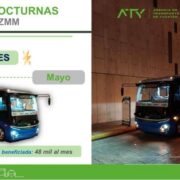 Rutas Nocturnas del Va y Ven serán reemplazadas por unidades eléctricas