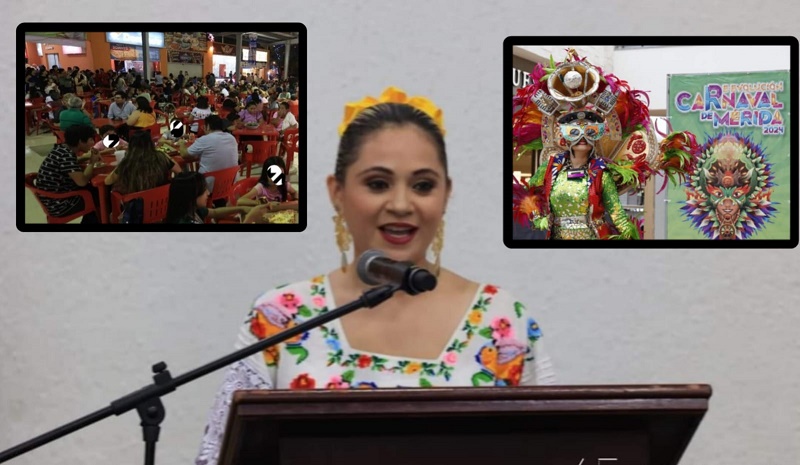 Carnaval 2024 CANIRAC Yucatán, en el Carnaval de Mérida 2024 con la presencia de 26 restaurantes de 16 marcas reconocidas