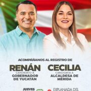 Cecilia Patrón se registrará como candidata a la alcaldía y en equipo con Renán Barrera acudirá al Iepac