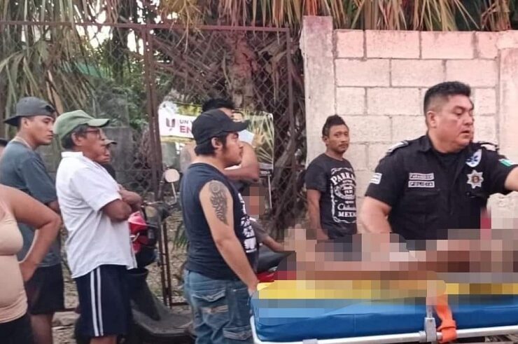 Pleito entre primos en Ticul de pronto se convirtió en un violento altercado que dejó a uno de ellos gravemente herido y al otro prófugo de la justicia