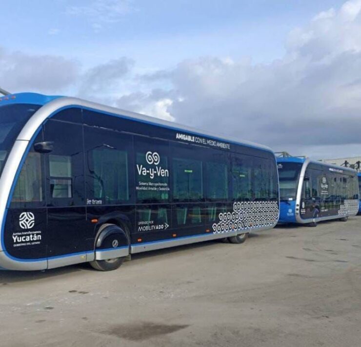 Lista de horarios de Ie-tram las rutas de Paseo 60-La Plancha-Teya y Kanasín