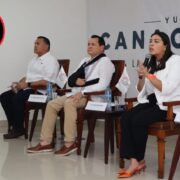Vida Gómez presentó propuestas innovadoras en materia de seguridad, economía, energía e inversión ante empresarios de Canacintra