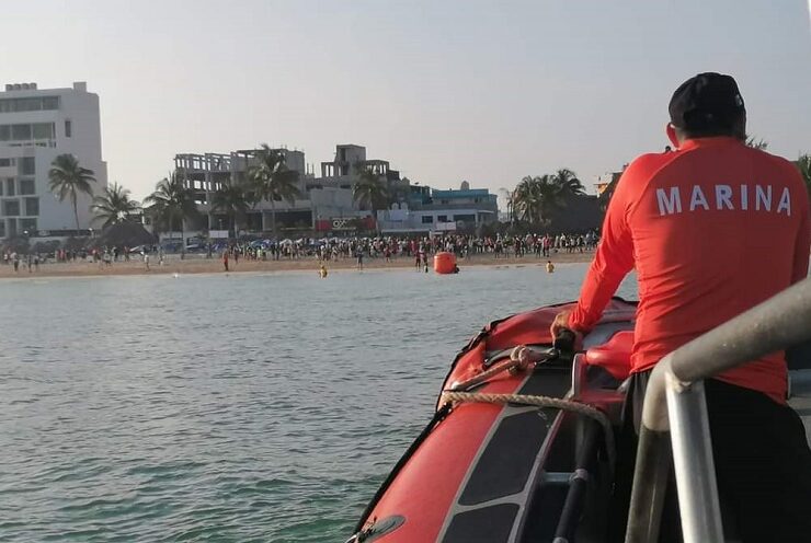 La Marina dio apoyo de seguridad a los atletas durante el triatlón ASTRI