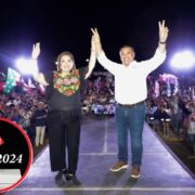 Renán Barrera y Xóchitl Gálvez Ruiz en Progreso: Yucatán es un ejemplo para el país, los habitantes viven sin miedo