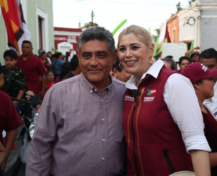 Los habitantes de Baca y Motul, le demostraron a Verónica Camino, que confían en la cuarta transformación.