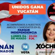 Renán Barrera estará con Xóchitl Gálvez en Progreso