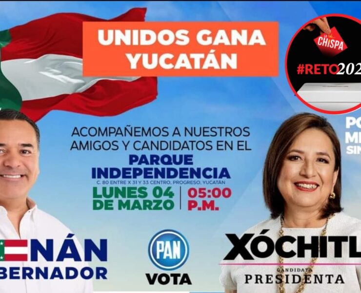 Renán Barrera estará con Xóchitl Gálvez en Progreso