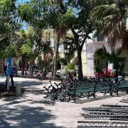 resguardo todo el mobiliario y equipamiento de la Plaza Grande