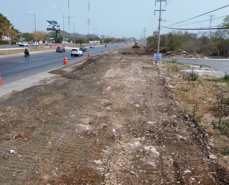 Gobierno del Estado concluirá con construcción de calles laterales en carril exterior del Periférico de Mérida