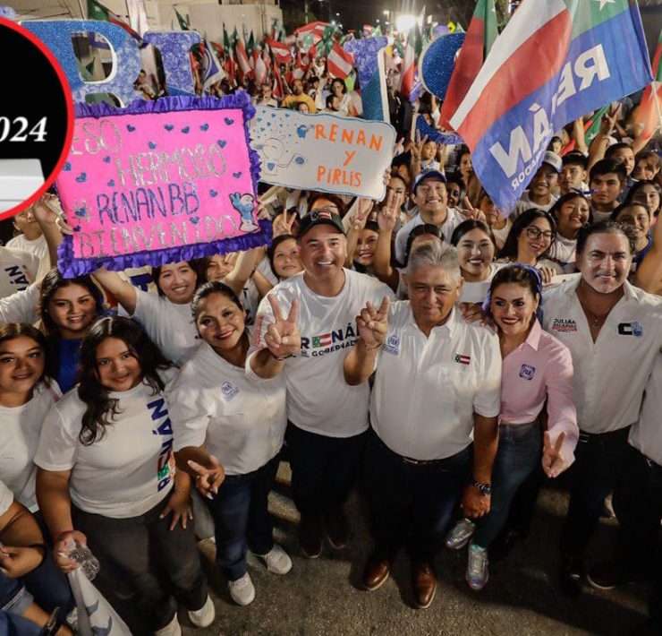 ¡Siempre unidos, mejorando y defendiendo a Yucatán ganaremos esta Elección!: Renán Barrera