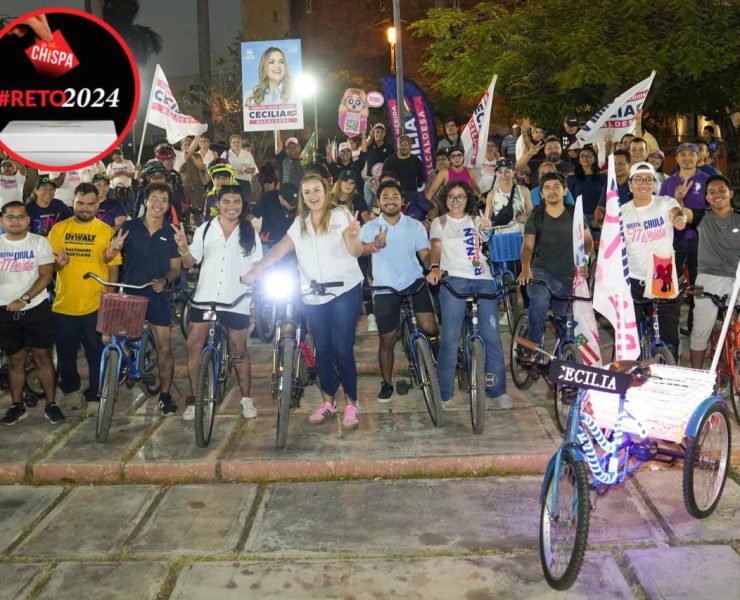 Con “Mejor en Bici”, Cecilia Patrón se compromete a fomentar y reforzar el programa municipal de bicicletas