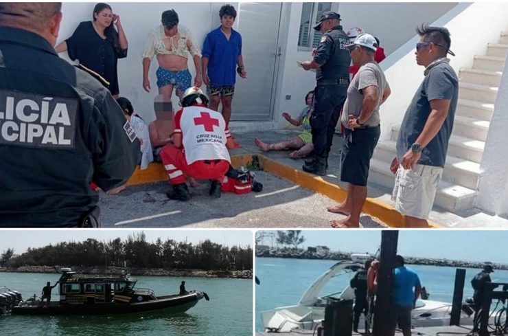 Explosión en un embarcación en Progreso deja 8 lesionados entre ellos menores