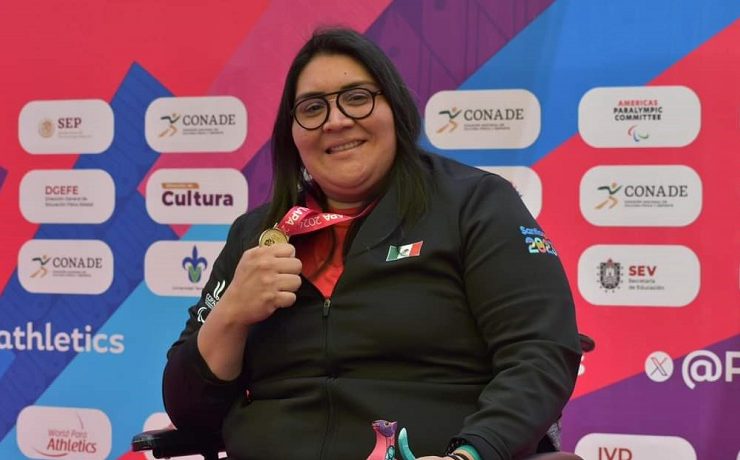 Gilda Cota Vera paratleta yucateca arrasa en el Grand Prix con record mundial y Oro