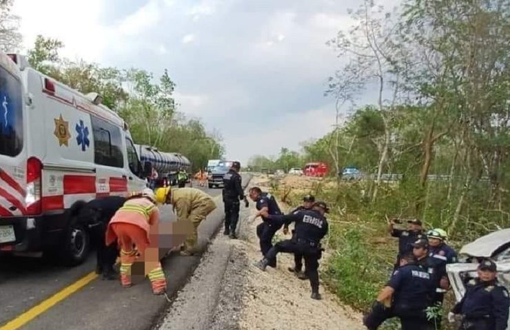 Muere niño de 7 años en accidente en la Mérida-Cancún