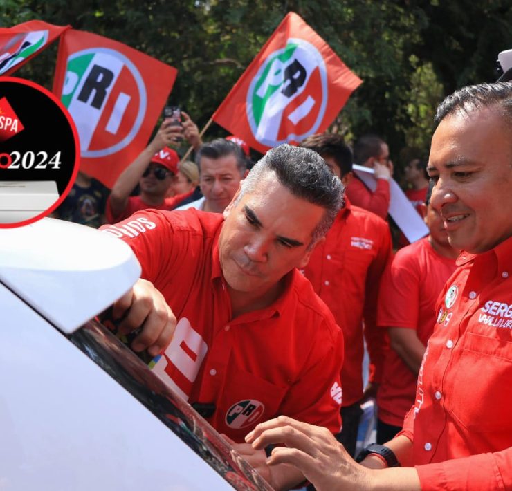 Sergio Vadillo acompaña a líder nacional del PRI, Alejandro Moreno en gira por Mérida