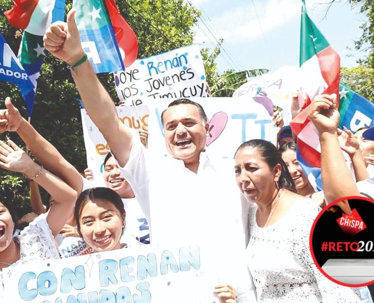 Viento en popa la campaña de Renán Barrera.