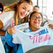 Paraderos más cómodos e iluminados y con conexión a internet para los meridanos, ofrece Cecilia Patrón