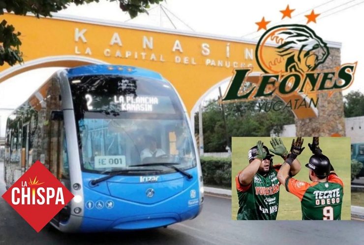 ¡Al béisbol! Llegará el IE-Tram al parque de béisbol de Kanasín