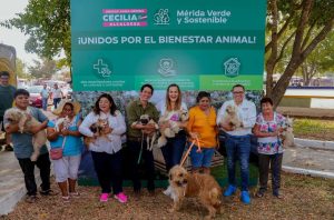 El bienestar animal de la mano de todos será fundamental en la administración de la candidata a la Alcaldía de Mérida, Cecilia Patrón. 