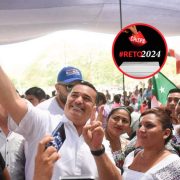 En este día 81 de campaña por la gubernatura del estado, el candidato Renán Barrera, firmó un compromiso por la paz de Yucatán.