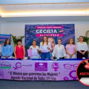La candidata a la presidencia municipal se comprometió a seguir impulsando acciones para que las mujeres logren un pleno desarrollo en el ámbito educativo, económico y social.