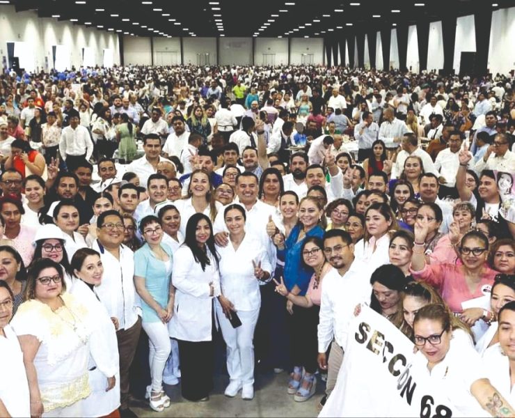 Cecilia y Renán juntos por las mujeres de Mérida