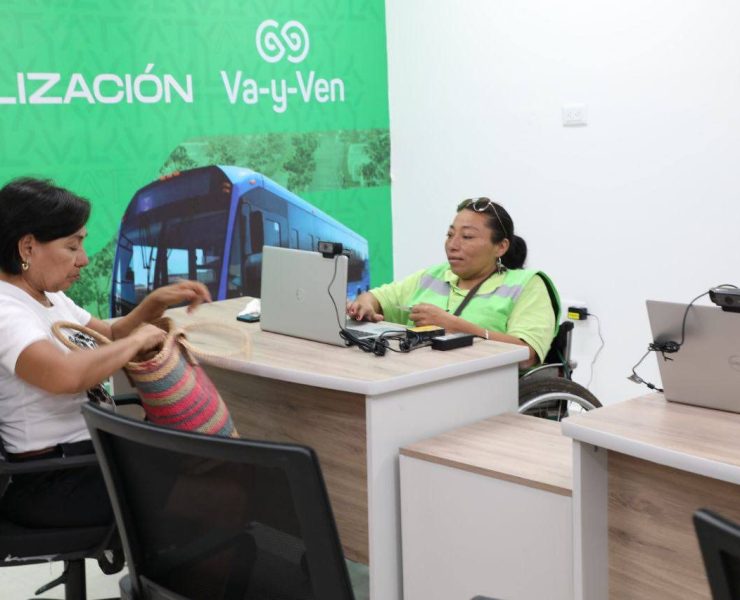 Comenzó a funcionar nuevo módulo en el Mercado San Benito para la credencialización del “Va y Ven”