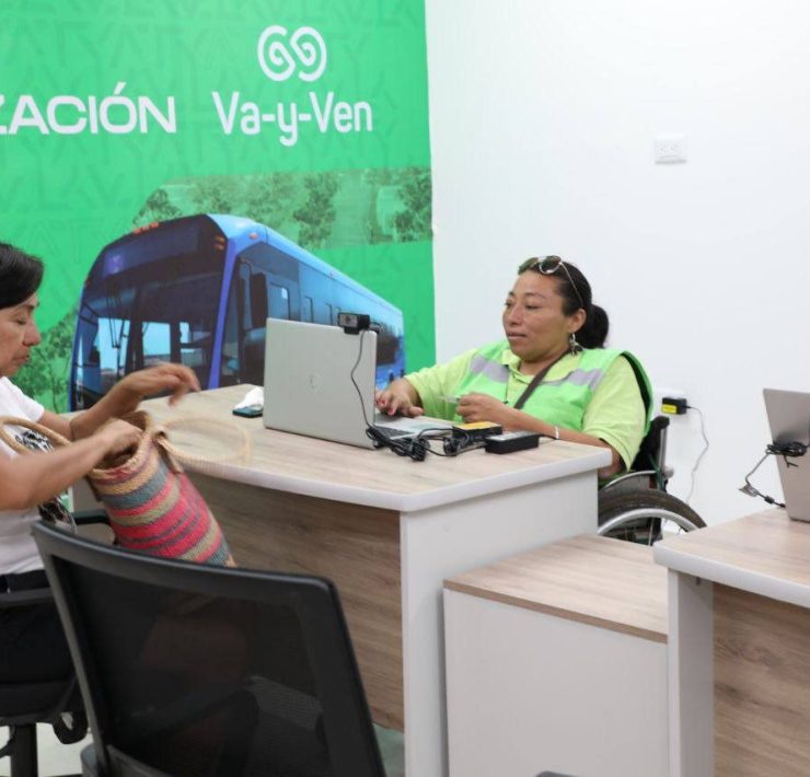 Comenzó a funcionar nuevo módulo en el Mercado San Benito para la credencialización del “Va y Ven”