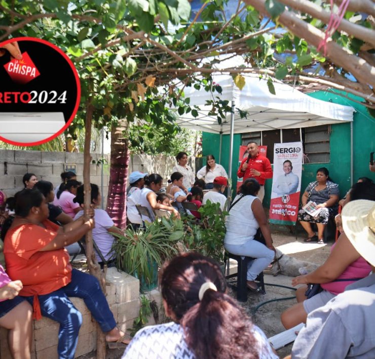 En la Jacinto Canek, Vadillo Lora escuchó quejas por problemas en las vialidades que están en mal estado e impiden el ágil tránsito de los vehículos.