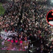 El candidato aprovechó el magno evento para agradecer la confianza de la gente durante todas las reuniones que ha sostenido en esta campaña en sus casas, colonias y comisarías.