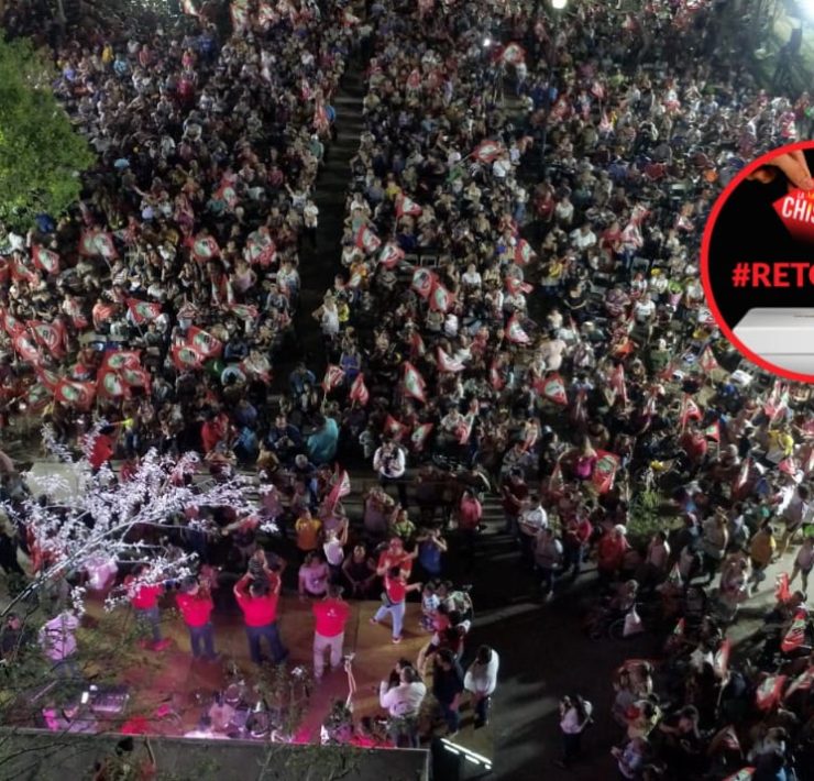 El candidato aprovechó el magno evento para agradecer la confianza de la gente durante todas las reuniones que ha sostenido en esta campaña en sus casas, colonias y comisarías.
